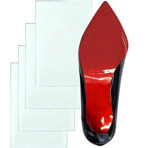 NEW Clear Smooth Anti Slip 4 Piece 2 Pairs Silicone Shoe Sole Protectors Guards